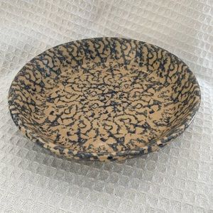 Robinson-Ransbottom Pottery Vintage USA Spongeware Pie Dish